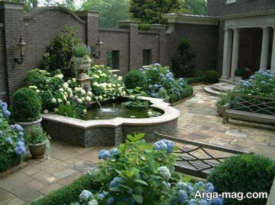 دیزاین بی نظیر برای باغچه حیاط