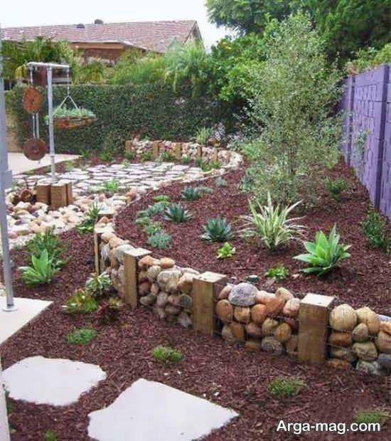 دیزاین خلاقانه برای باغچه حیاط