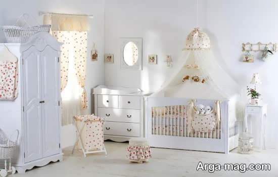 طراحی اتاق نوزاد دختر