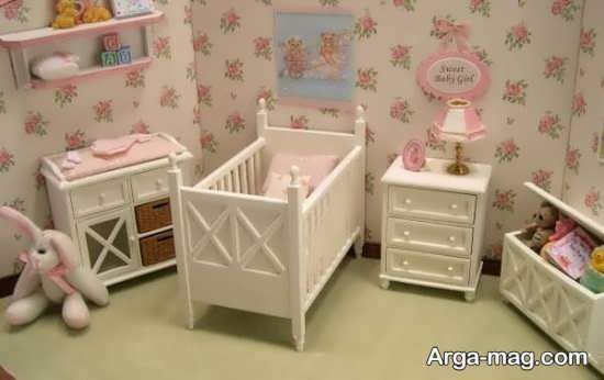 طراحی اتاق نوزاد دختر با چند ایده خلاقانه