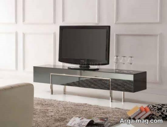 مدل میز tv آینه ای با طرح ها و اشکال متنوع