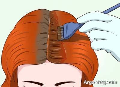 رنگ کردن موها با حنا 
