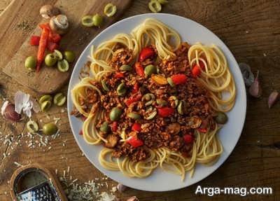 طرز تهیه اسپاگتی بلونز خوشمزه با طعم ایتالیایی