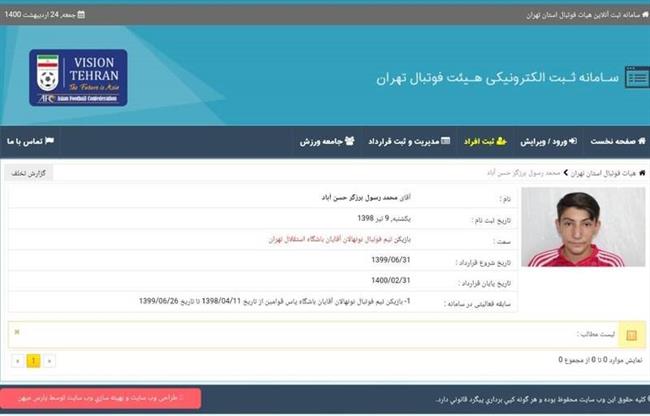 تخلف هیات فوتبال تهران در ثبت قرارداد باشگاه محروم از نقل و انتقالات/ 2 قهرمانی استقلال پس گرفته می‌شود؟+ اسناد