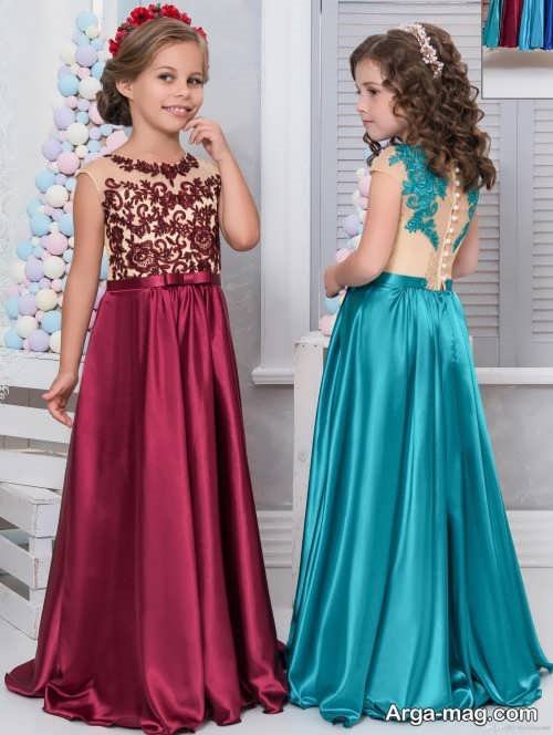 جدیدترین انواع مدل لباس مجلسی دخترانه زیر 15 سال (12 تا 15 سال)