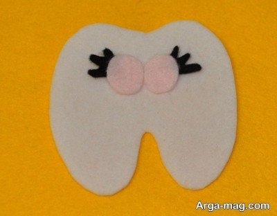 الگوی کاردستی فومی دندان