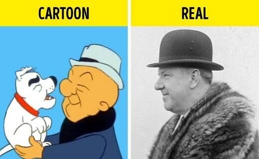 چهره شخصیت‌های کارتونی مشهور از چه کسانی الهام گرفته شدند؟ + تصاویر 