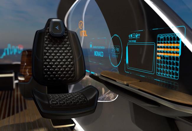خودرو برقی پرنده Pulse Concept با پوسته شیشه تعاملی میدان دید 360 درجه ای در اختیار سرنشین خود قرار می دهد
