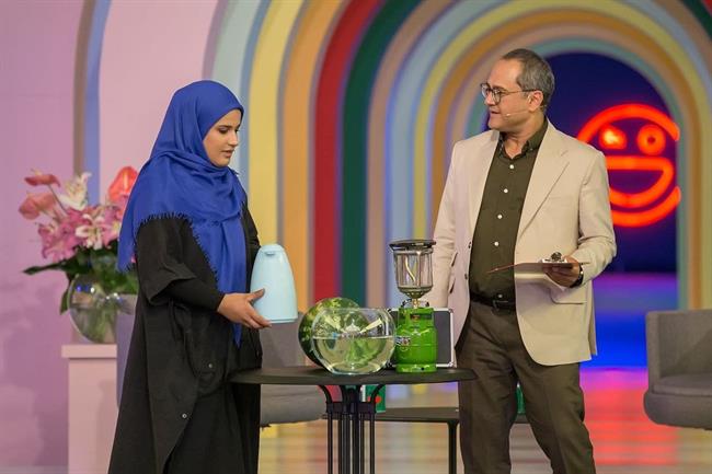 اولین زن وزنهبردار مدالآور ایرانی در جهان مهمان «خندوانه»/عکس