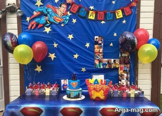 تم تولد سوپرمن با تزئینات زیبا و جالب