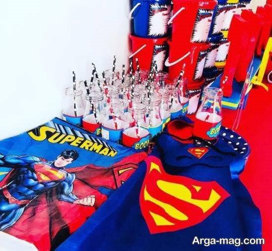 طرح های زیبای سوپرمن برای دیزاین تولد