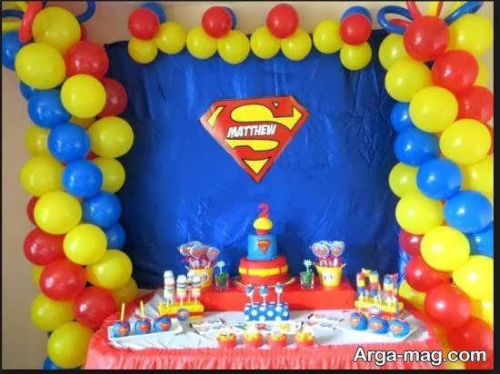 انواع طرح های زیبا برای تولد سوپرمن