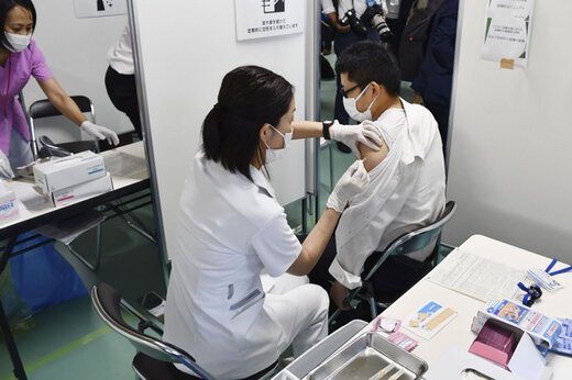 ببینید ؛  واکسیناسیون کارکنان المپیک در ژاپن