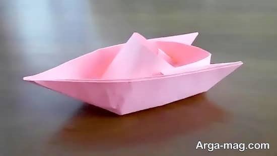 مدل قایق کاغذی زیبا و ساده