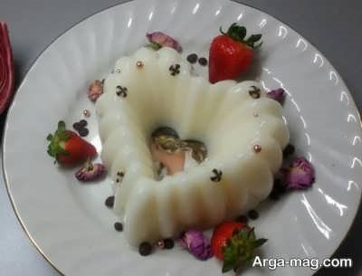 طرز تهیه ژله سفید در منزل