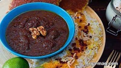 مراحل تهیه خورش فسنجون