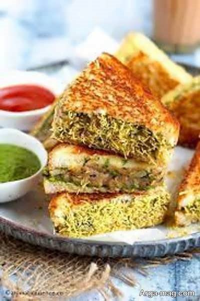 طرز تهیه ساندویچ سیب زمینی با 4 طعم لذیذ و متفاوت