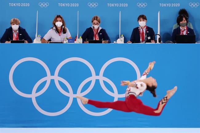 پوشش متفاوت بانوان ژیمناستیک آلمان در مسابقات المپیک + عکس
