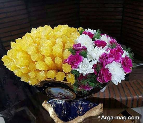 تزیین نبات سفره عقد زیبا