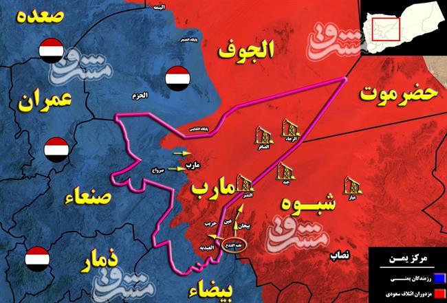 خوف سعودی ها از قیچی شدن در شمال و جنوب یمن/ عملیات جدیدی که ریاض را به کُما خواهد برد + نقشه میدانی و عکس