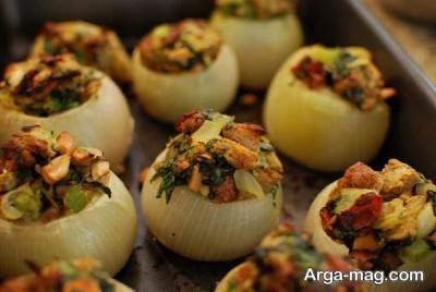 روش و طرز تهیه دلمه پیاز