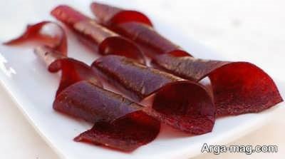 روش تهیه لواشک انار و به