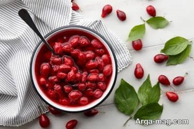 طرز تهیه کمپوت زغال اخته در منزل 