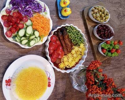 طرز تهیه خوراک گوجه بادمجان حرفه ای در شش مرحله