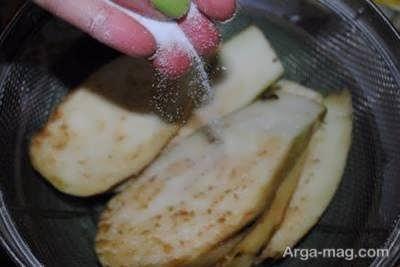 آموزش روش تهیه خوراک گوجه بادمجان