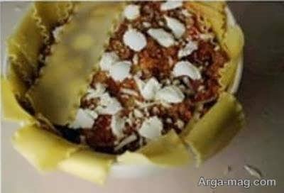 طرز پخت و اماده سازی کیک لازانیا