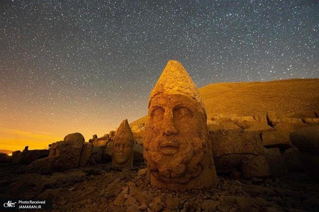 مجسمه های دیدنی کوه نمرود در ترکیه + عکس
