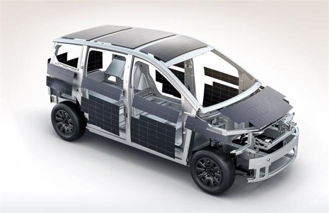 بدنه سایون با سلول‌های خورشیدی پوشانده شده است