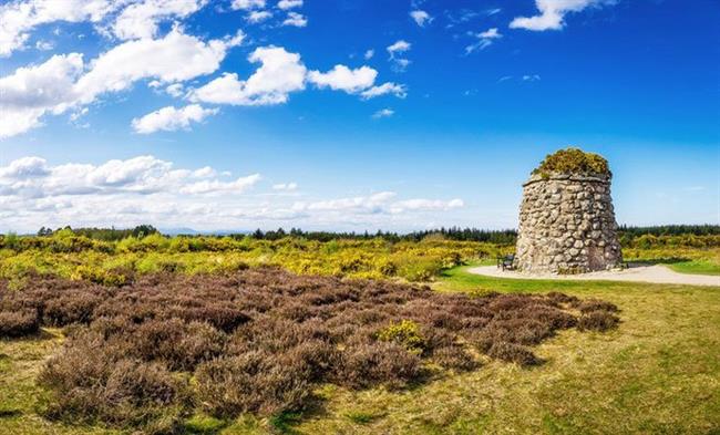Memorial Cairn at the Battle of Culloden site