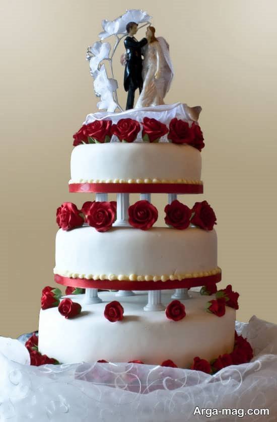 64 مدل تزیین کیک عروس بسیار جذاب برای مراسم عروسی در ایران