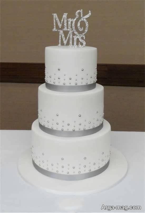 تزیین زیبا کیک برای عروسی 
