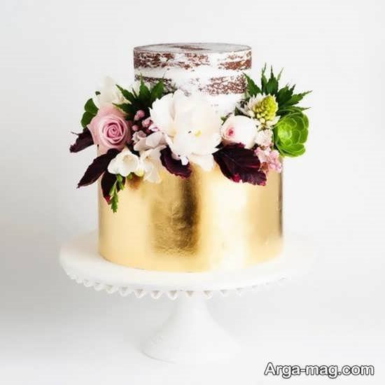 تزیین کیک عروسی به روش خلاقانه