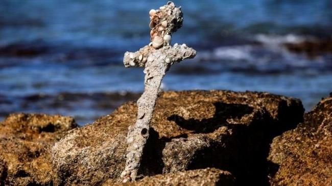 کشف شمشیر 900 ساله جنگ‌‌های صلیبی در سواحل اسرائیل