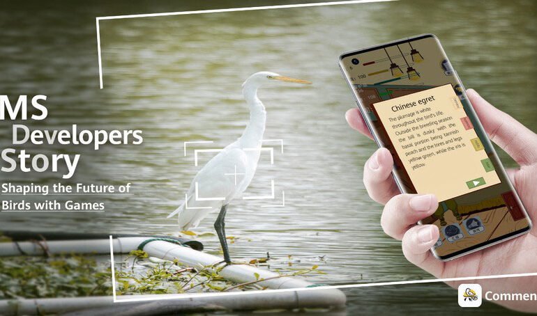 نجات پرندگان با پلتفرم سرویس‌های موبایل هواوی