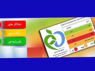 نشانگرهای رنگی مواد غذایی را بشناسید