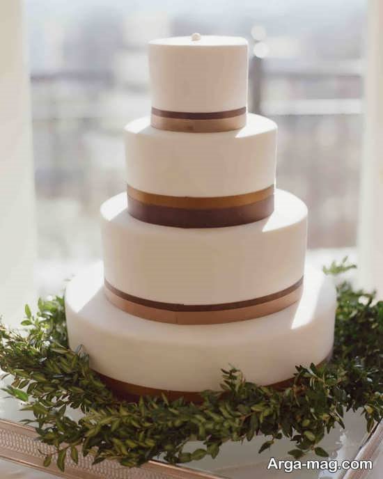 کیک عروسی ساده 