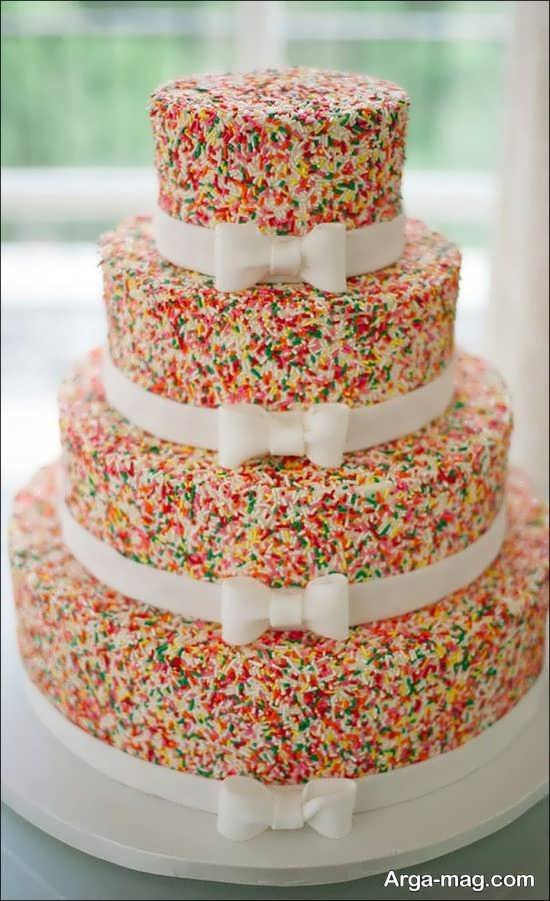 تزیین جالب کیک عروسی 