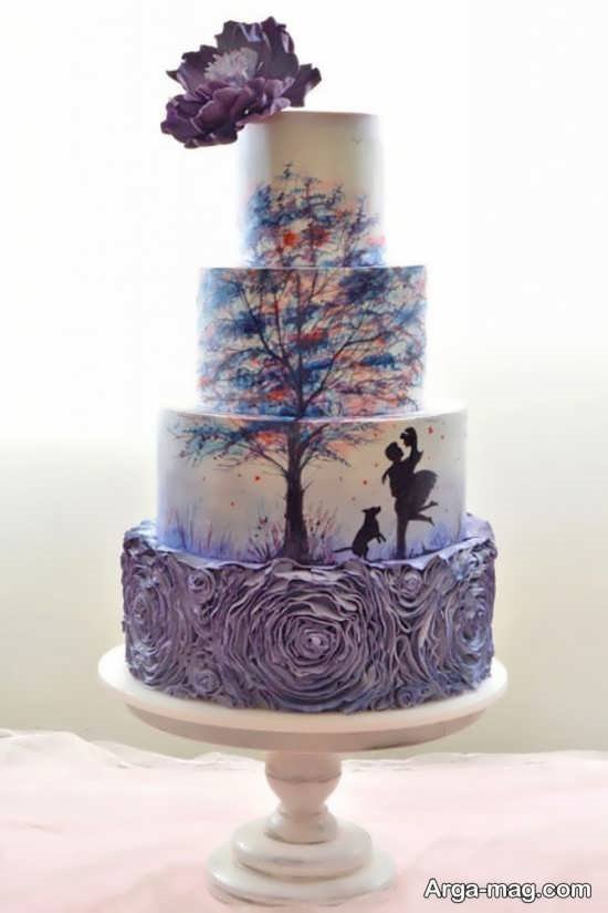 تزیین خلاقانه کیک عروسی 