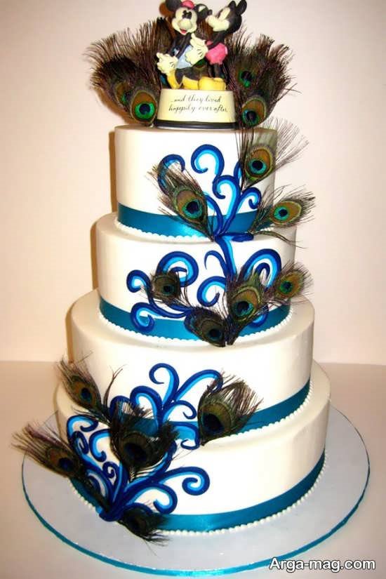 مدل کیک عروسی خلاقانه 