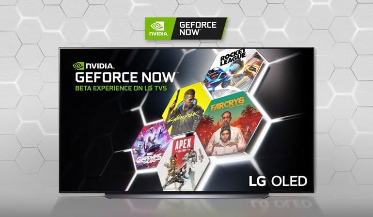 سرویس گیمینگ مبتنی بر فضای ابری NVIDIA GeForce NOW در تلویزیون‌های هوشمند WebOS