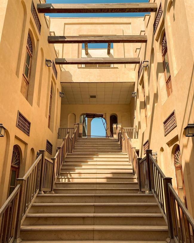 معماری زیبای دانشکده‌ هنر دانشگاه خلیج فارس بوشهر