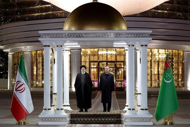 استقبال رسمی رییس جمهور ترکمنستان از رییسی