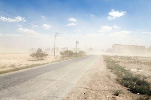 ببینید ؛ طوفان نمک در جاده ارومیه به تبریز!
