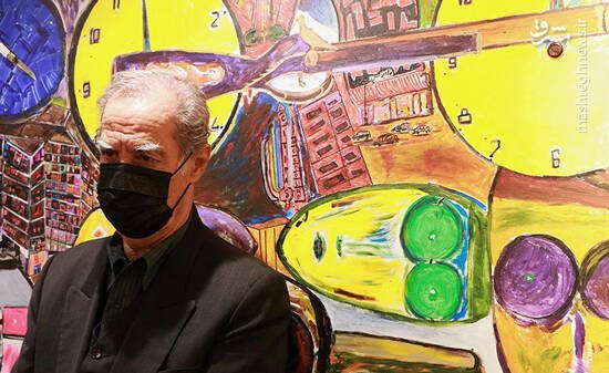 کاسبی لیلی گلستان با نقاشی‌های مسعودکیمیایی 80 ساله از تهران