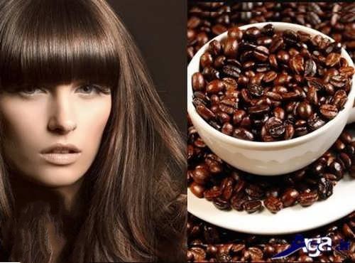 رنگ موی طبیعی با قهوه 