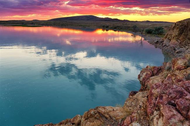 Lake Balkhash, Kazakhstan